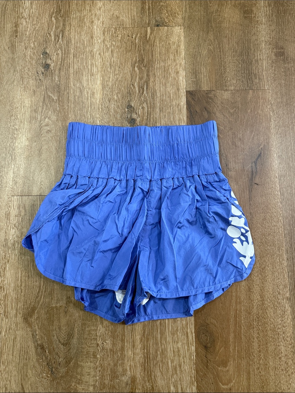 FP Movement by Free People cobalt blue athletic shorts with white detail